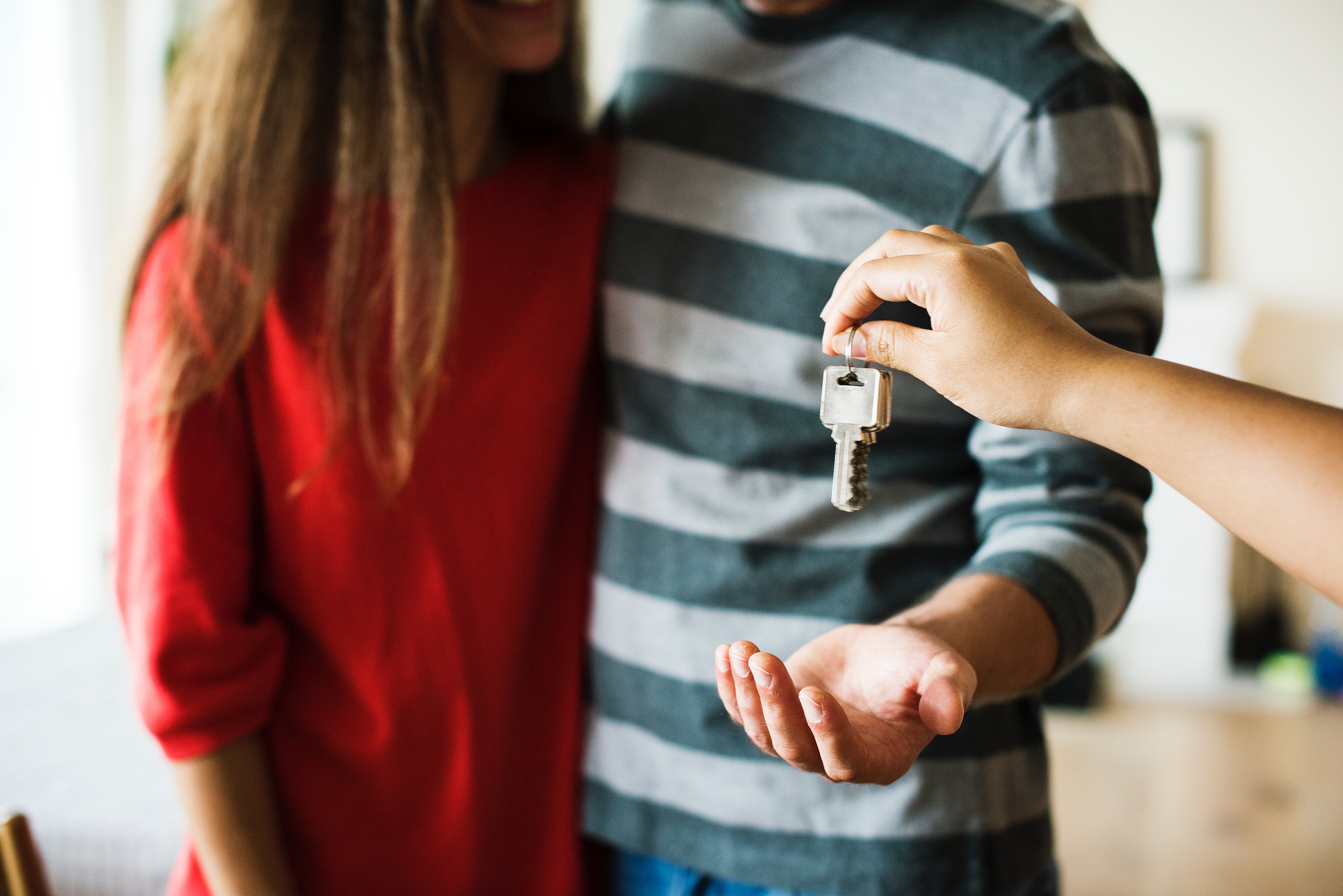 handing over the house keys